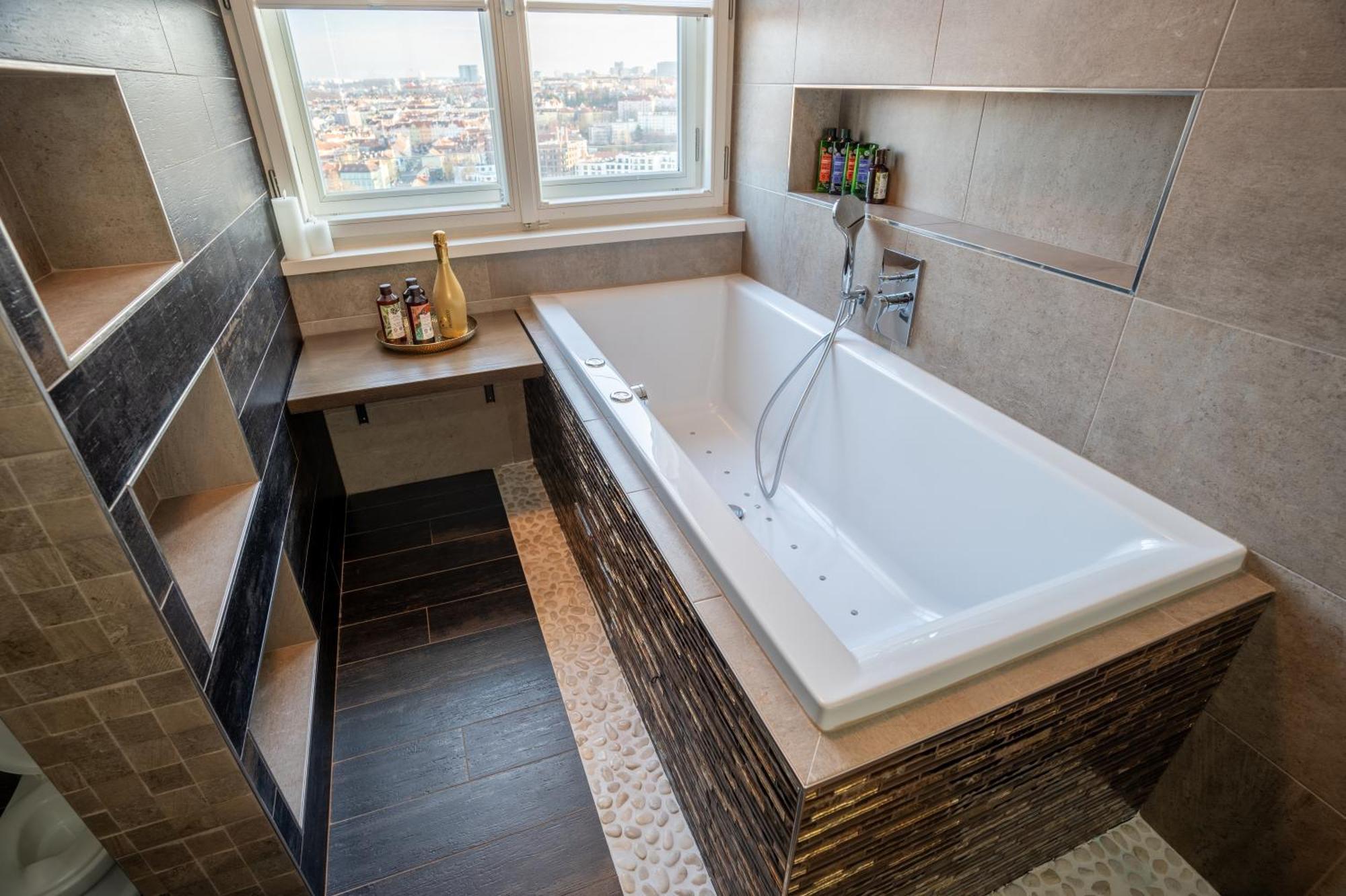 Luxury Rooftop Appartment With Fantastic Views Prague Exterior photo